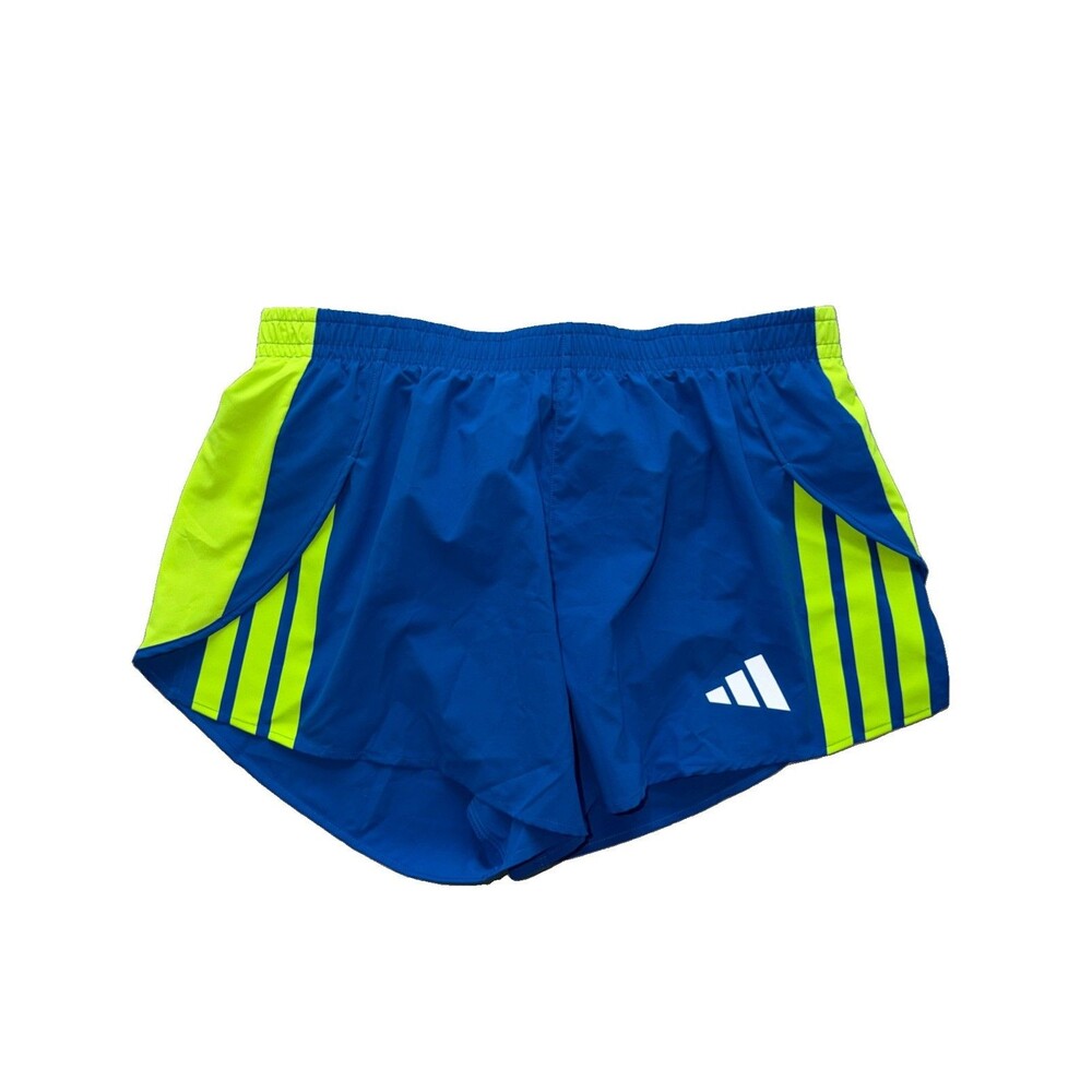 New Adidas Adizero Retro 3" Split Running Shorts Men's Size Large JD7312